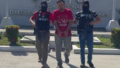 David Gerardo Orellana fue arrestado por agentes de del departamento de localización, búsqueda y captura de la DPI.