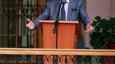 El novelista igualmente habló sobre el peligro que corren el español y todas las lenguas en estos momentos con la 'gran revolución audiovisual de nuestro tiempo'.EFE.