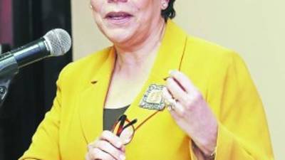 Mireya Agüero, secretaria de Relaciones Exteriores.