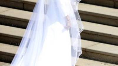 El vestido de novia de Meghan fue diseñado por Clare Waight Keller para Givenchy.