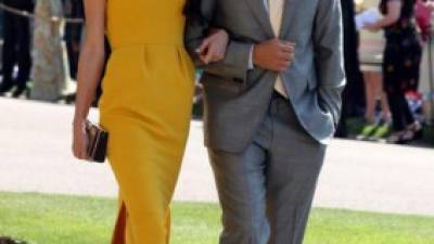 El actor George Clooney y su esposa Amal Clooney destacaron entre los más elegantes de la boda de Harry y Meghan.