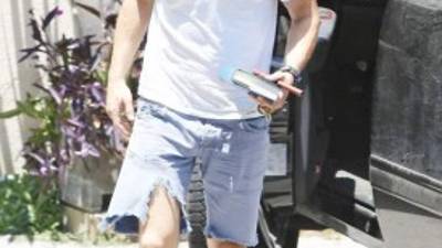 X17 captó el momento en que el actor ingresaba al centro de rehabilitación.