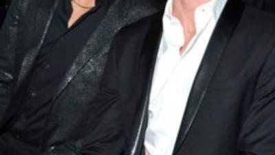 David Burtka y Neil Patrick juntos en un evento.