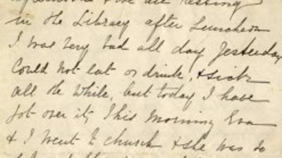 La carta fue escrita por Esther Hart, quien sobrevivió junto a su hija.