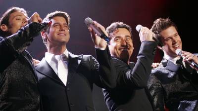 Los integrantes de Il Divo durante una de sus presentaciones.