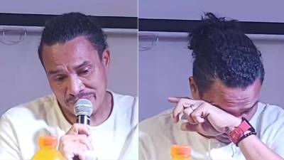 Julio César ‘Rambo‘ de León no pudo contener las lágrimas al recordar los duros momentos que le tocó vivir para lograr lo que consiguió en el fútbol.