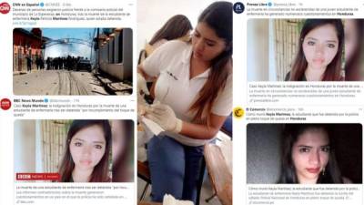 La muerte violenta de Keyla Martínez en una celda de la estación policial del municipio de La Esperanza, Intibucá, ha acaparado la atención de los medios nacionales e internacionales.
