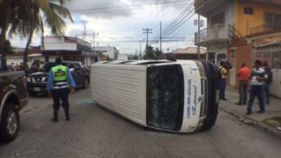 El accidente se registró en la 7 calle del Barrio Barandillas.