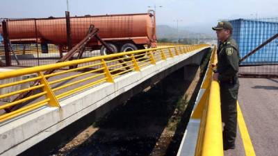 La ayuda humanitaria fue enviada por Estados Unidos a Cúcuta por solicitud de Guaidó. Foto: Twitter/Metro Reporte