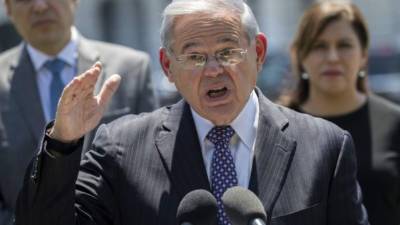 El senador democrático de Nueva Jersey Bob Menéndez.