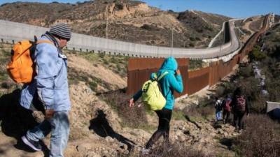 El primer ejercicio realizado en noviembre pasado se hizo luego de que algunos centroamericanos que llegaron a Tijuana con la caravana migrante intentaron cruzar la valla fronteriza.