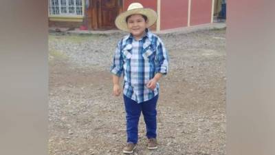 Jacob Reyes (7) es alumno de la escuela bilingüe Centroamérica, ubicada en Nacaome departamento de Valle.
