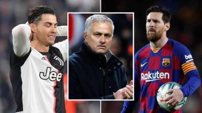 Mourinho alabó las carreras de Cristiano Ronaldo y Messi.
