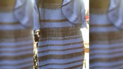 La marca que confeccionó el vestido, Roman Originals, confirmó que el color original es azul y negro.