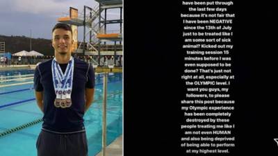 Julio Antonio Horrego es un destacado nadador de 23 años.
