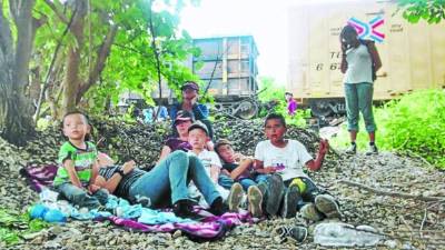 La migración de familias con menores de edad se ha disparado desde Honduras hacia Estados Unidos. Foto: Movimiento Migrante Mesoamericano.