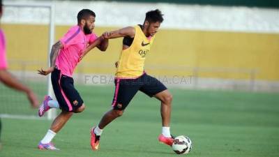 Neymar podría jugar pronto con el azulgrana.