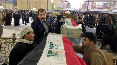 Los 13 adolescentes fueron cruelmente ejecutados por haber transgredido la prohibición de ver este tipo de eventos impuesta por los yihadistas que propagan la 'sharia' en las áreas ocupadas de Irak.