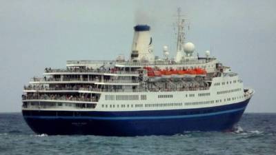 La pareja viajaba en el barco Marco Polo.
