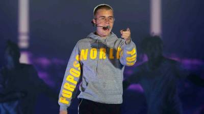 El cantante canadiense Justin Bieber.