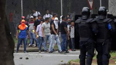Protesta en Panamá. Foto de archivo/EFE.