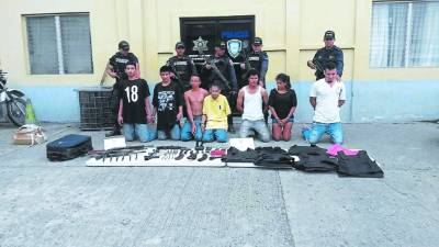 Los detenidos ya están en el presidio sampedrano.