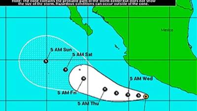 La tormenta tropical Cristina está afectando los estados del sur de México.
