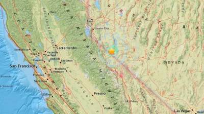 El sismo de magnitud 5,8 estremeció gran parte del norte de California.