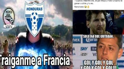 No te pierdas las imágenes con las que se burlan de las selecciones de Chile y México tras ser derrotadas por Honduras y Argentina respectivamente. Aparecen involucrados hasta Messi y Cristiano Ronaldo.
