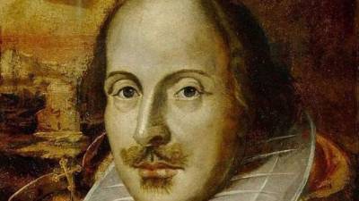 Una imagen distribuida por la Galeria Nacional de Retratos Británica que muestra el Retrato Floral de William Shakespeare, uno de los retratos más importantes del dramaturgo. Foto cortesía ABC.es