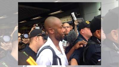 Paulo César Wanchope a su llegada a Costa Rica. Foto: Cortesía La Nación.