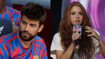 A Gerard Piqué no le causó gracia que le mencionaran la nueva canción de su expareja, Shakira.