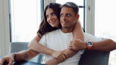 Sarah Kohan y Javier Hernández 'Chicharito'.