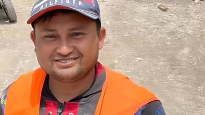 Fotografía de Roberto Carlos Bu, hondureño que sobrevivió al ataque de un tiburón.