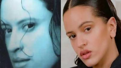 Esta es la famosa imagen que se ha vuelto viral en redes, en la que se compara el rostro de Elvis Crespo con el de Rosalía.