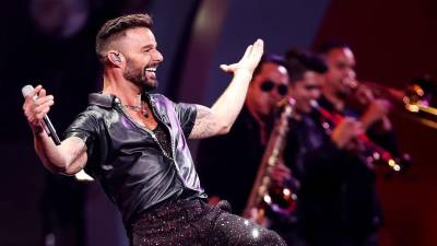 El cantante puertorriqueño Ricky Martin.