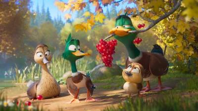 Esta aventura<i> </i>se centra en una familia de patos que se prepara para volar de Nueva Inglaterra a Bahamas.