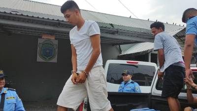 Los imputados fueron remitidos a la cárcel del barrio Inglés de La Ceiba.