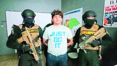 Alias El Renller fue arestado ayer en Choloma.