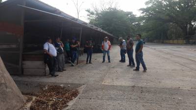 Los copanecos se citaron frente al parque arqueológico para protestar.