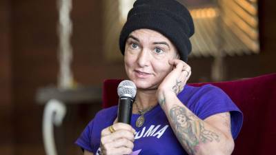 La cantante irlandesa Sinéad O’Connor.