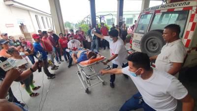 Al Hospital de Occidente de Santa Rosa de Copán, llegan a diario entre 3 y 5 lesionados en accidentes viales.