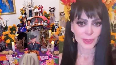 Maribel Guardia compartió un video en el que mostró cómo quedó su alta de muertos de este año, donde rindió tributo a su hijo Julián.