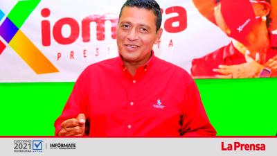 Santos Virgilio Laínez Rodríguez se perfila como el futuro alcalde de La Lima, según datos del CNE. Foto: Moisés Valenzuela.