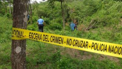Imagen referencial de una escena de crimen en Honduras.