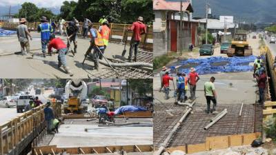 La alcaldía de San Pedro Sula continúa con los trabajos del proyecto de pavimentación de la trocha sur de la 27 calle.