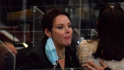 Fotografía de archivo de la diputada Betariz Valle en el Congreso Nacional.