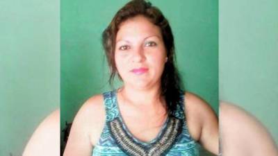 Fotografía en vida de Lilian Aguilar, mujer hallada muerte en Santa Rosa de Copán.
