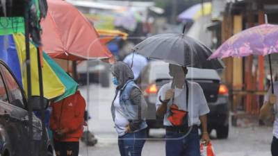 Las lluvias serán más intensas en tres zonas del país.