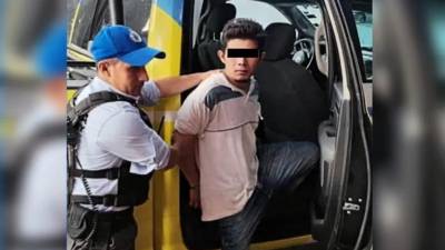 El hondureño fue detenido por la Policía.